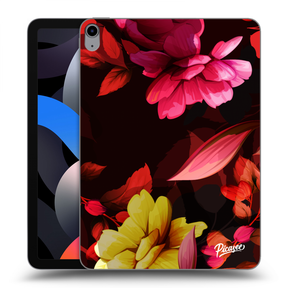 Picasee silikonový průhledný obal pro Apple iPad Air 4 10.9" 2020 - Dark Peonny