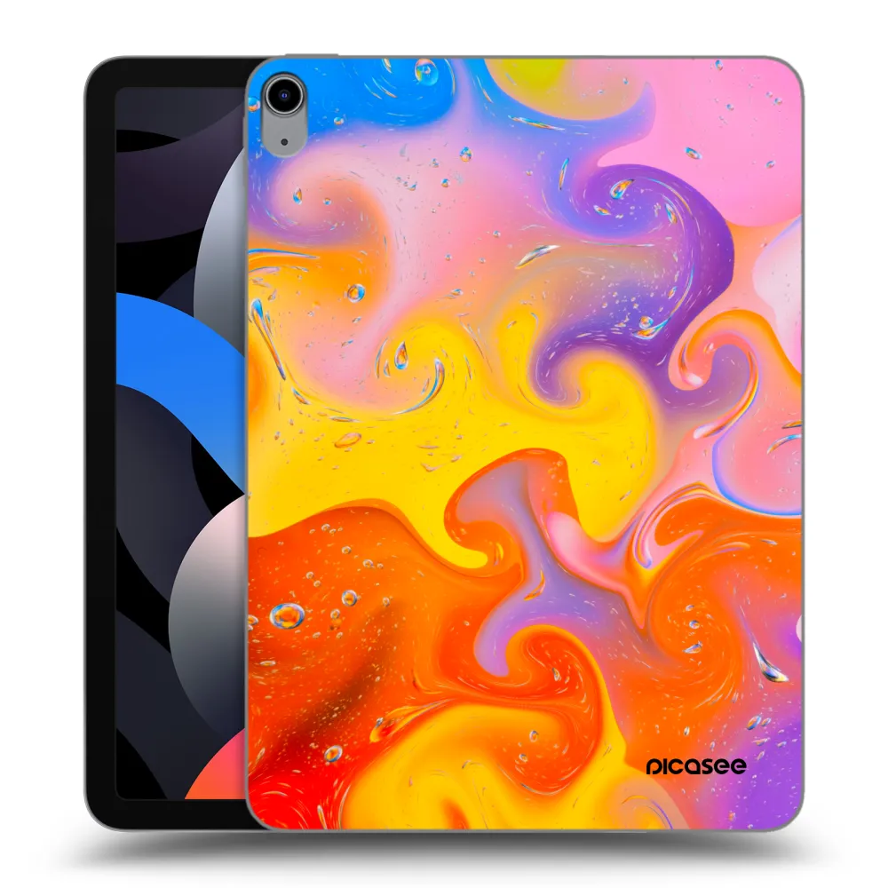 Picasee silikonový průhledný obal pro Apple iPad Air 4 10.9" 2020 - Bubbles