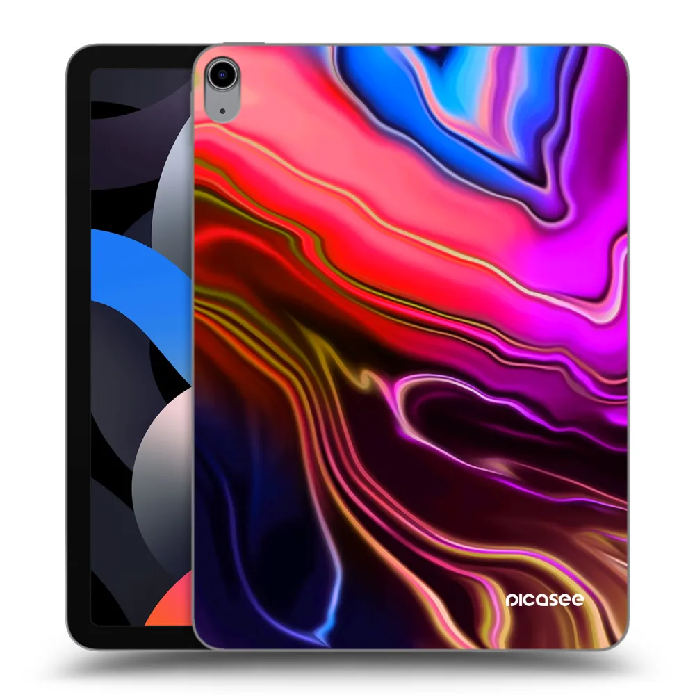 Picasee silikonový průhledný obal pro Apple iPad Air 4 10.9" 2020 - Electric