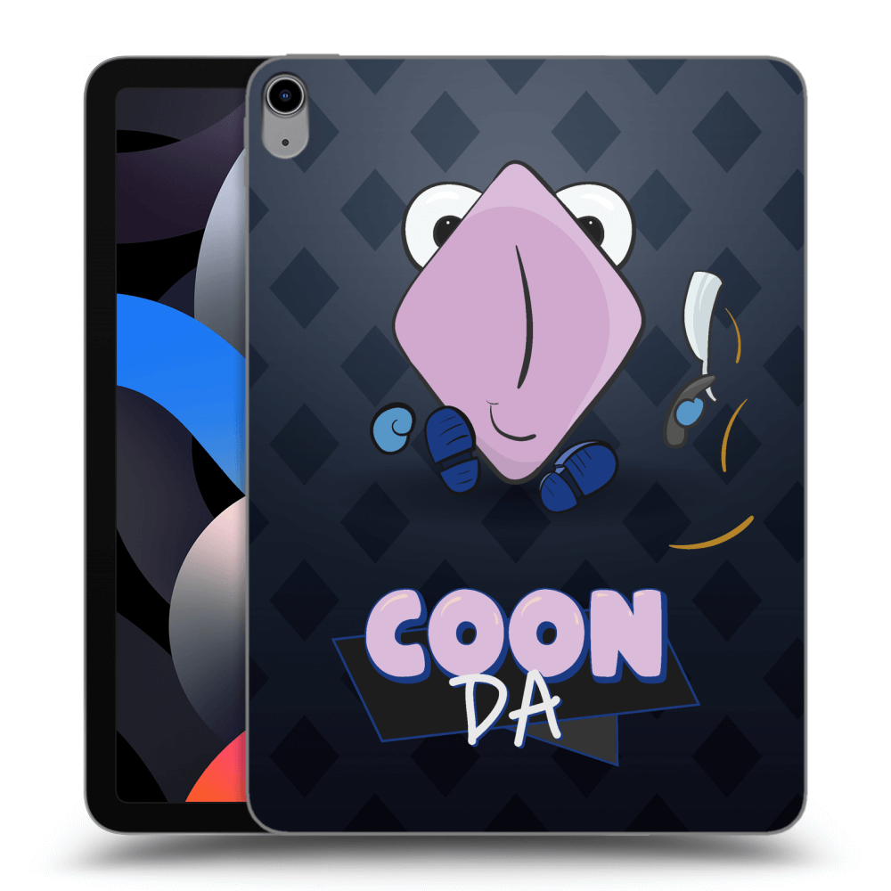 Picasee silikonový průhledný obal pro Apple iPad Air 4 10.9" 2020 - COONDA holátko - tmavá