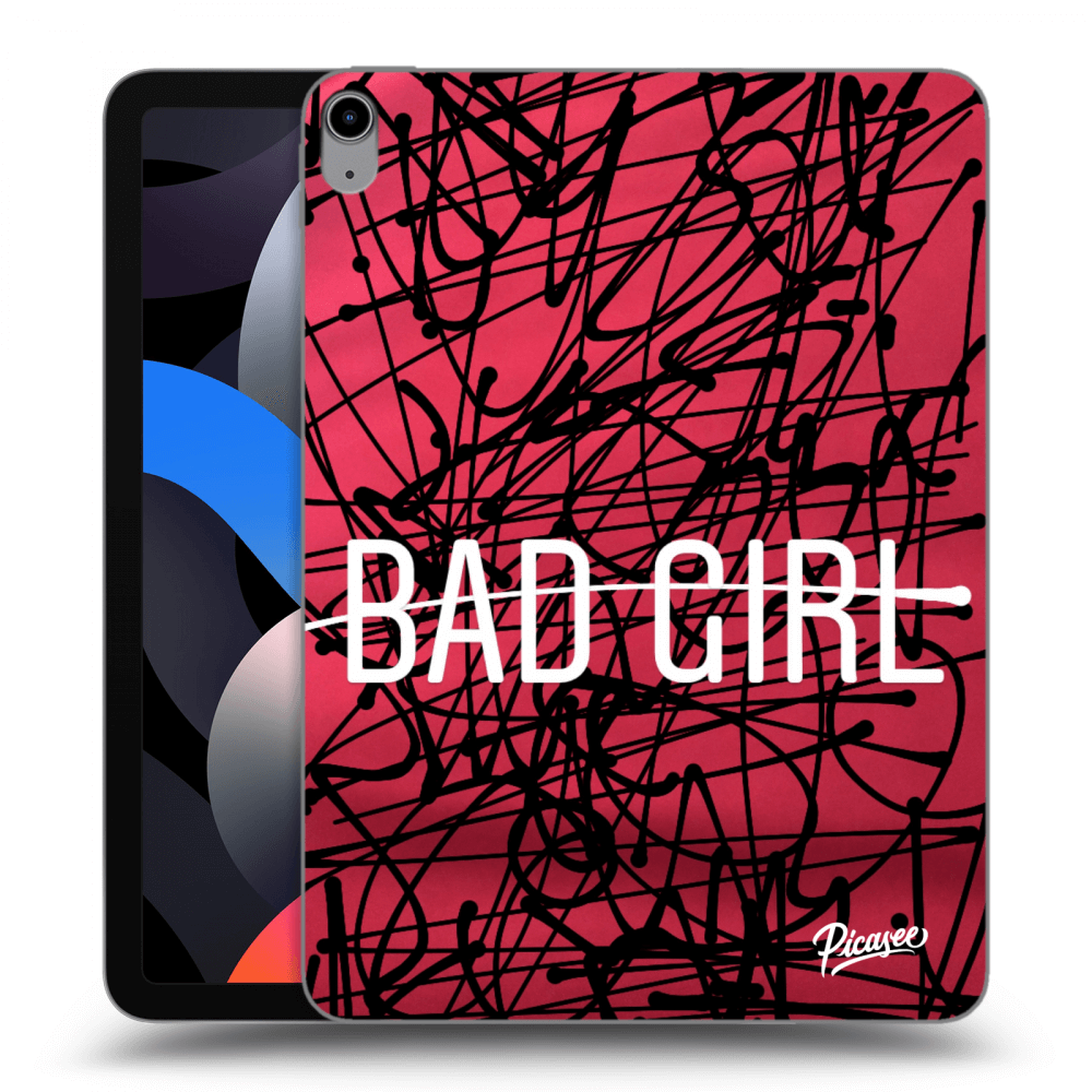 Picasee silikonový průhledný obal pro Apple iPad Air 4 10.9" 2020 - Bad girl