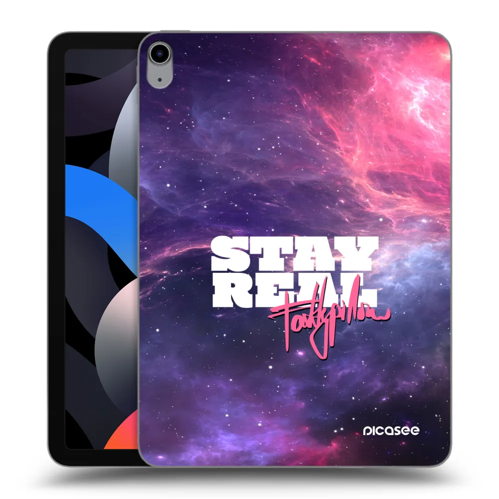 Picasee silikonový průhledný obal pro Apple iPad Air 4 10.9" 2020 - Stay Real