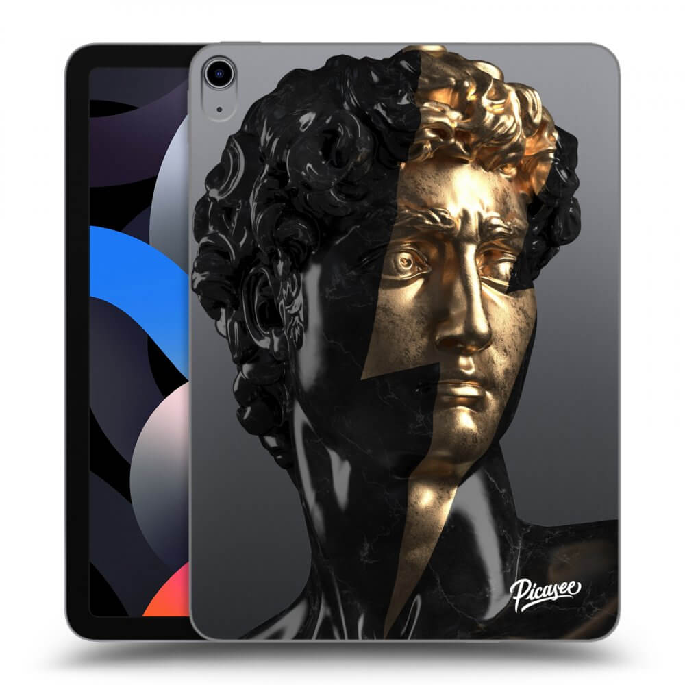 Picasee silikonový průhledný obal pro Apple iPad Air 4 10.9" 2020 - Wildfire - Black