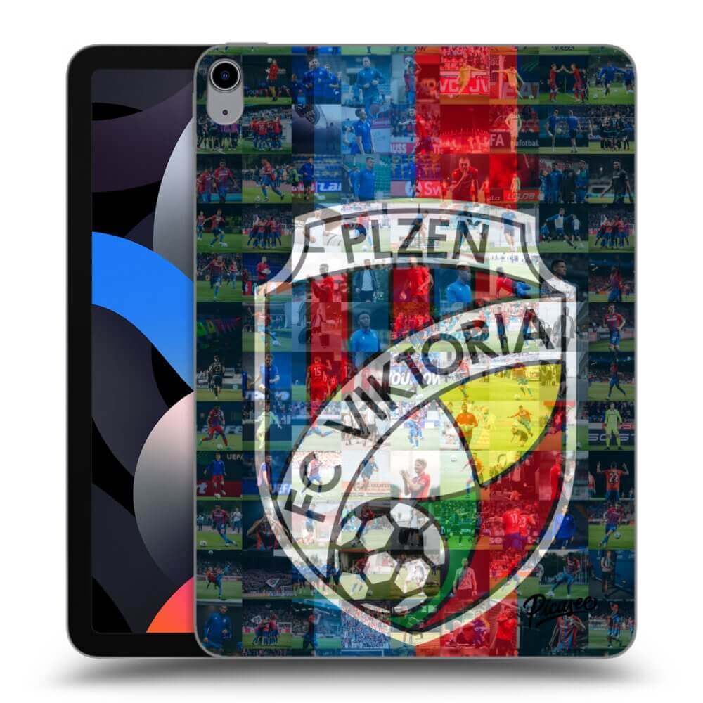 Picasee silikonový průhledný obal pro Apple iPad Air 4 10.9" 2020 - FC Viktoria Plzeň A