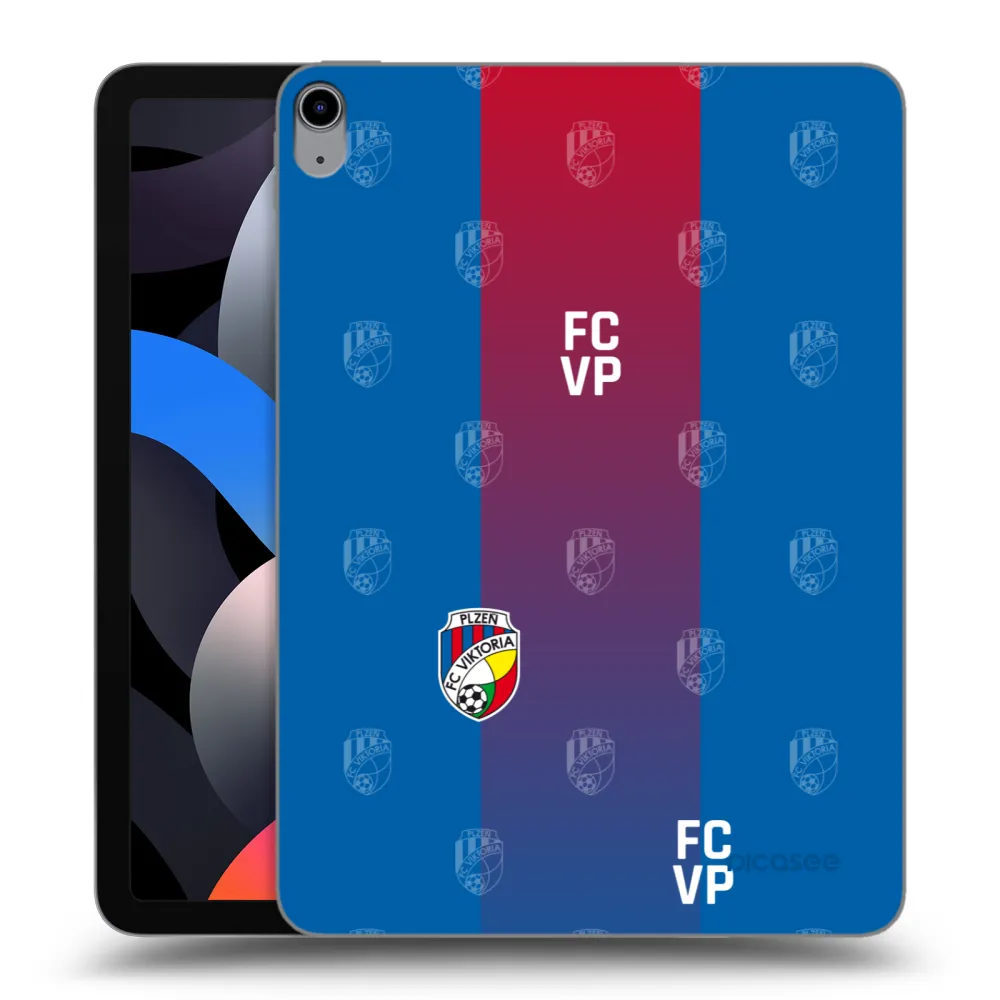 Picasee silikonový průhledný obal pro Apple iPad Air 4 10.9" 2020 - FC Viktoria Plzeň F