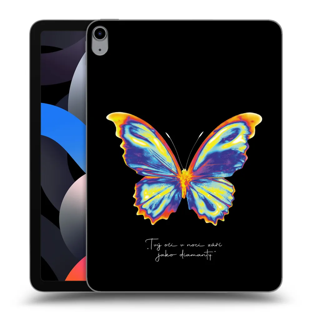 Picasee silikonový průhledný obal pro Apple iPad Air 4 10.9" 2020 - Diamanty Black