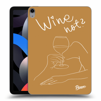 Picasee silikonový průhledný obal pro Apple iPad Air 4 10.9" 2020 - Wine not