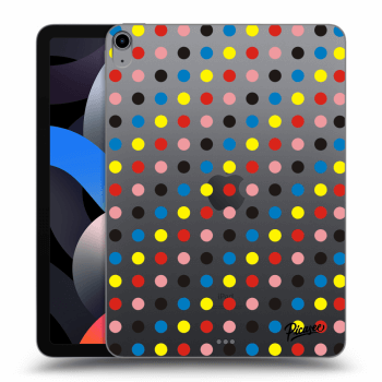 Picasee silikonový průhledný obal pro Apple iPad Air 4 10.9" 2020 - Colorful dots