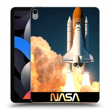 Picasee silikonový průhledný obal pro Apple iPad Air 4 10.9" 2020 - Space Shuttle