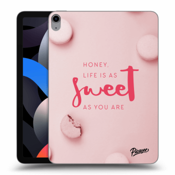 Picasee silikonový průhledný obal pro Apple iPad Air 4 10.9" 2020 - Life is as sweet as you are
