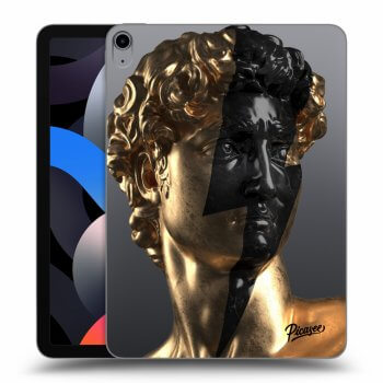 Picasee silikonový průhledný obal pro Apple iPad Air 4 10.9" 2020 - Wildfire - Gold