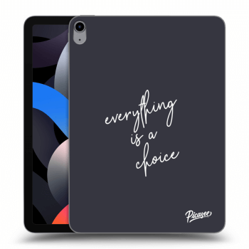 Picasee silikonový průhledný obal pro Apple iPad Air 4 10.9" 2020 - Everything is a choice