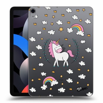 Picasee silikonový průhledný obal pro Apple iPad Air 4 10.9" 2020 - Unicorn star heaven