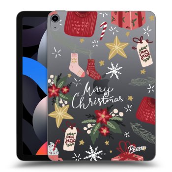 Picasee silikonový průhledný obal pro Apple iPad Air 4 10.9" 2020 - Christmas