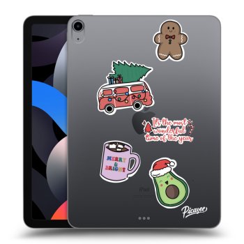 Obal pro Apple iPad Air 4 10.9" 2020 - Christmas Stickers