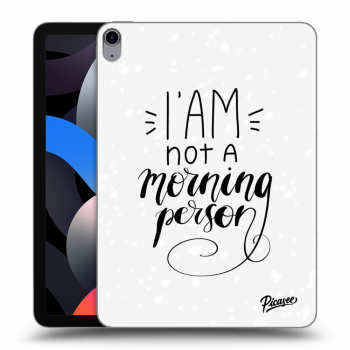 Picasee silikonový průhledný obal pro Apple iPad Air 4 10.9" 2020 - I am not a morning person