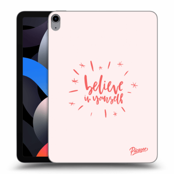 Picasee silikonový průhledný obal pro Apple iPad Air 4 10.9" 2020 - Believe in yourself