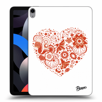 Picasee silikonový průhledný obal pro Apple iPad Air 4 10.9" 2020 - Big heart