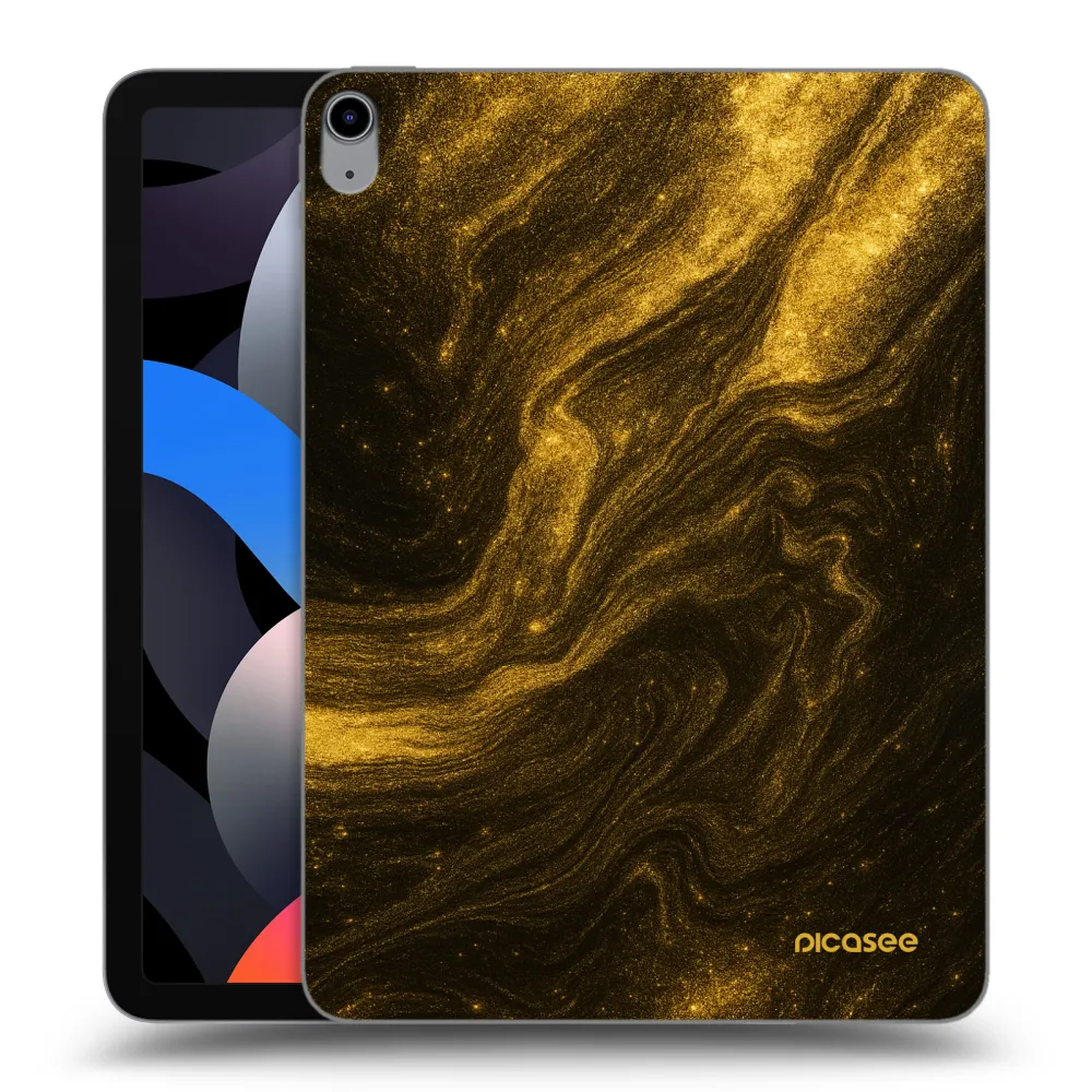 Picasee silikonový průhledný obal pro Apple iPad Air 4 10.9" 2020 - Černá