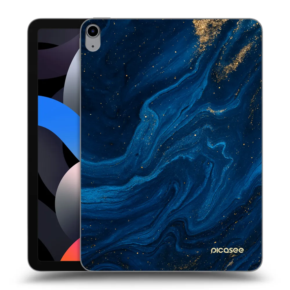 Picasee silikonový průhledný obal pro Apple iPad Air 4 10.9" 2020 - Blue