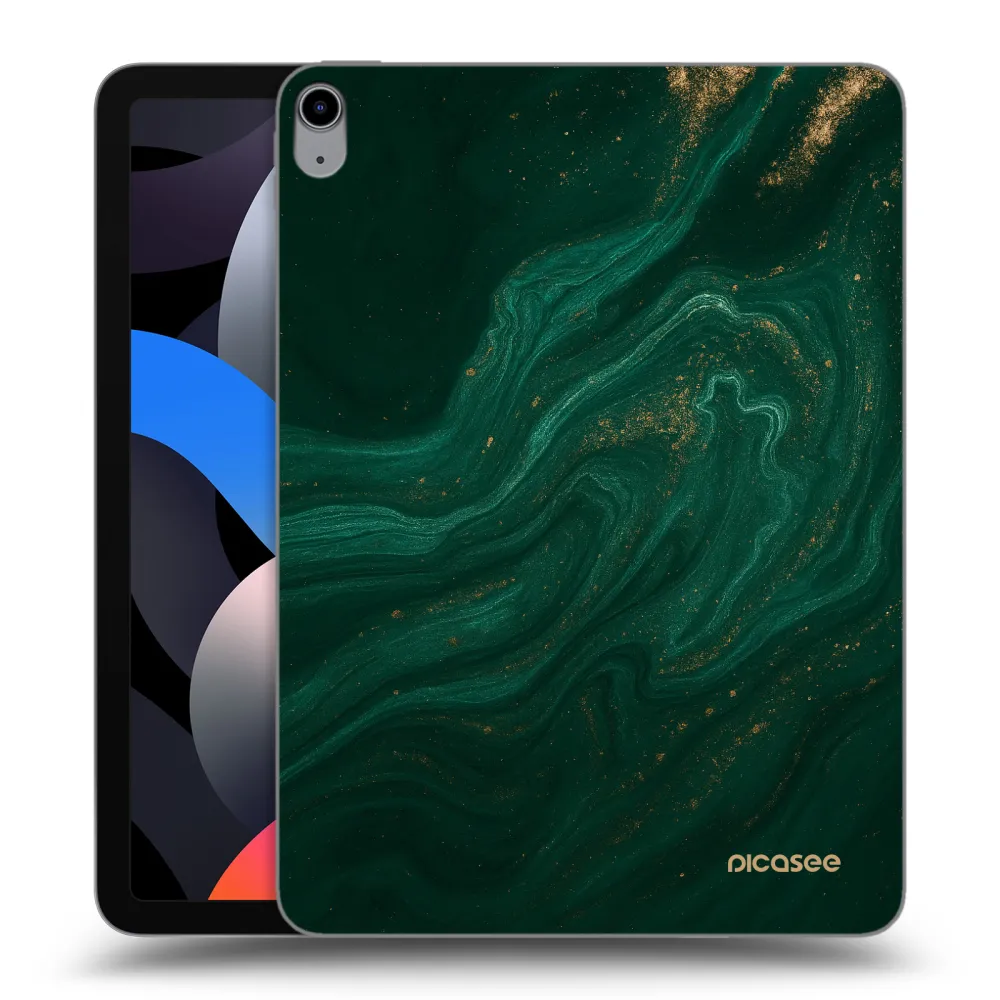 Picasee silikonový průhledný obal pro Apple iPad Air 4 10.9" 2020 - Green