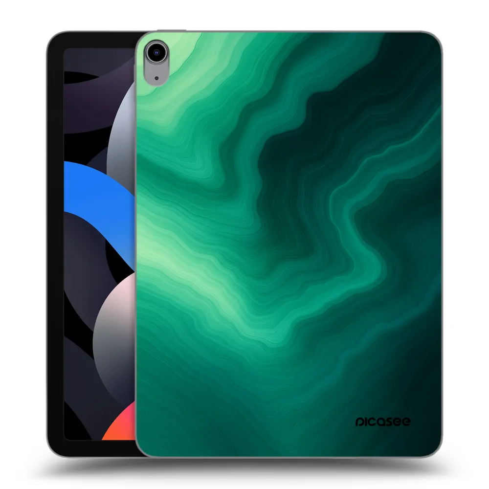 Picasee silikonový průhledný obal pro Apple iPad Air 4 10.9" 2020 - Malachite