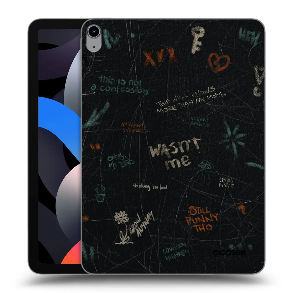 Picasee silikonový průhledný obal pro Apple iPad Air 4 10.9" 2020 - CONFESSION