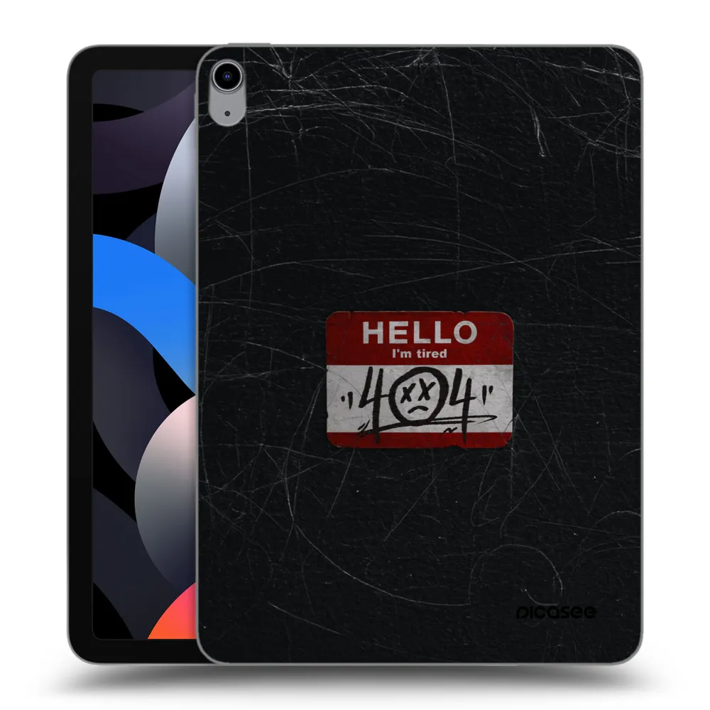 Picasee silikonový průhledný obal pro Apple iPad Air 4 10.9" 2020 - HELLO 404