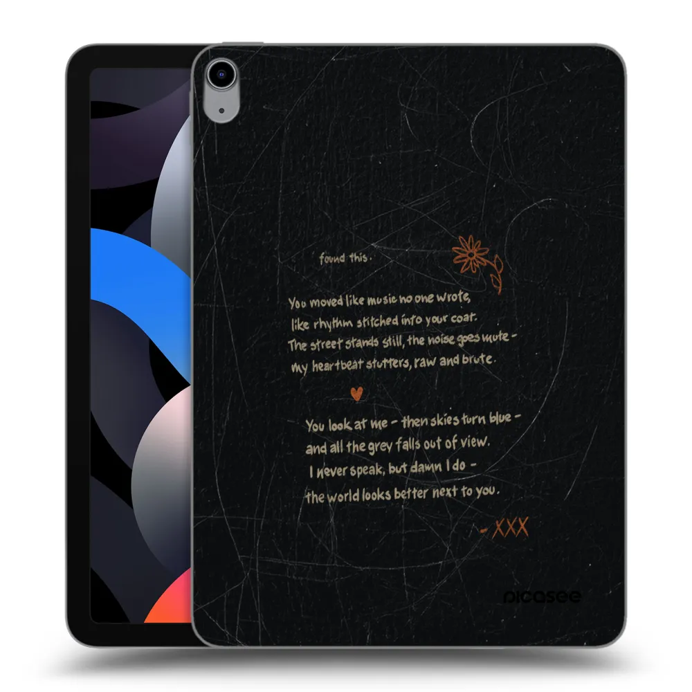 Picasee silikonový průhledný obal pro Apple iPad Air 4 10.9" 2020 - POET
