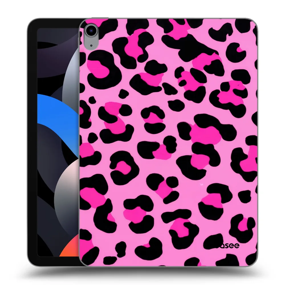 Picasee silikonový průhledný obal pro Apple iPad Air 4 10.9" 2020 - Pink Tiger