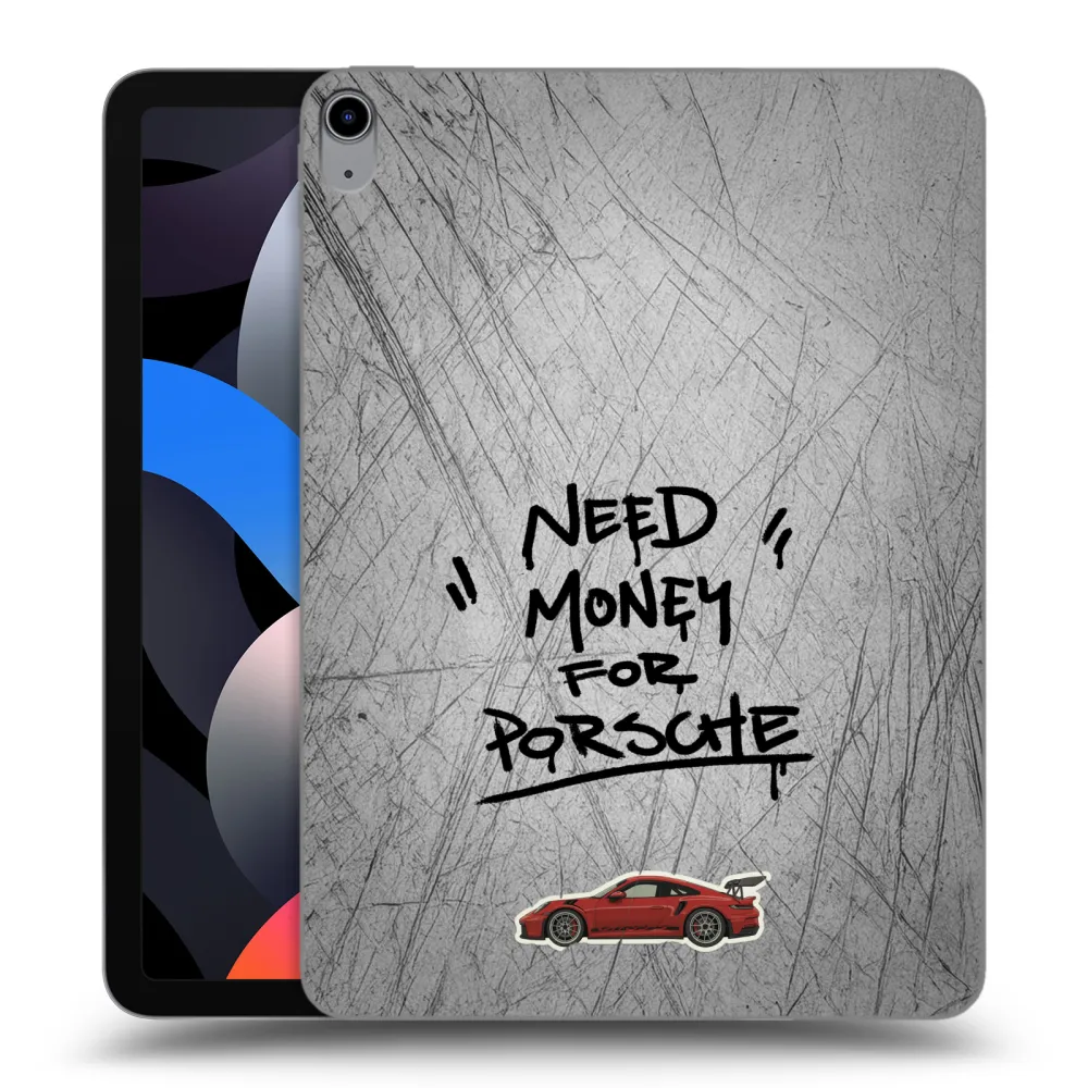 Picasee silikonový průhledný obal pro Apple iPad Air 4 10.9" 2020 - Grey Drift