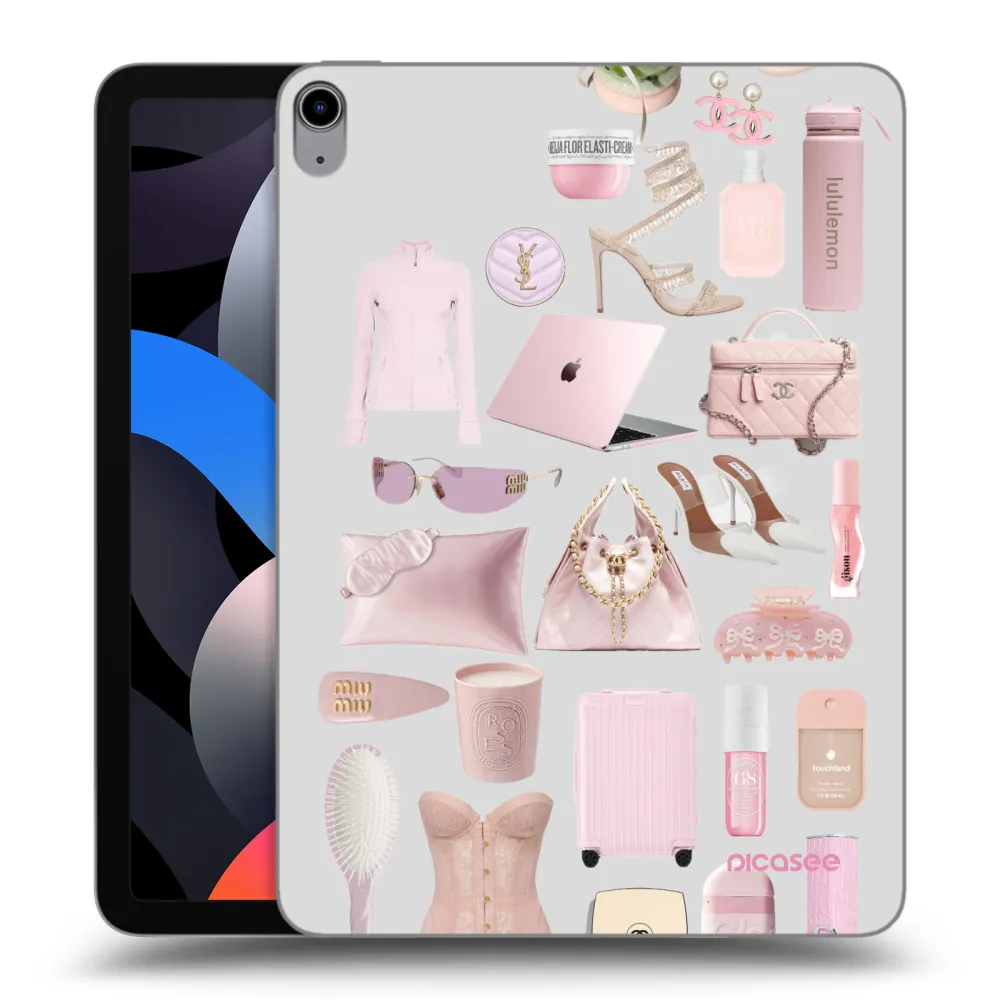 Picasee silikonový průhledný obal pro Apple iPad Air 4 10.9" 2020 - Glam Babe