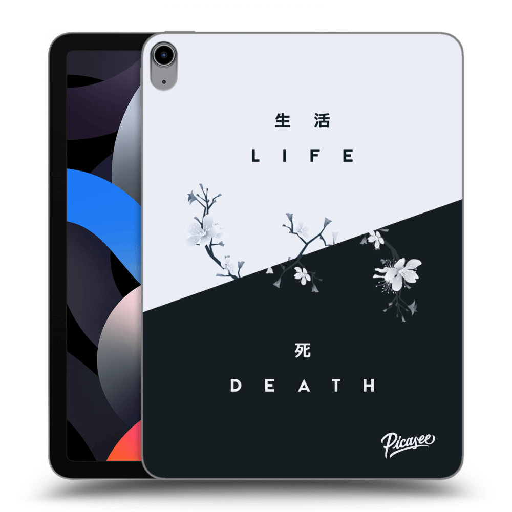 Picasee silikonový černý obal pro Apple iPad Air 4 10.9" 2020 - Life - Death