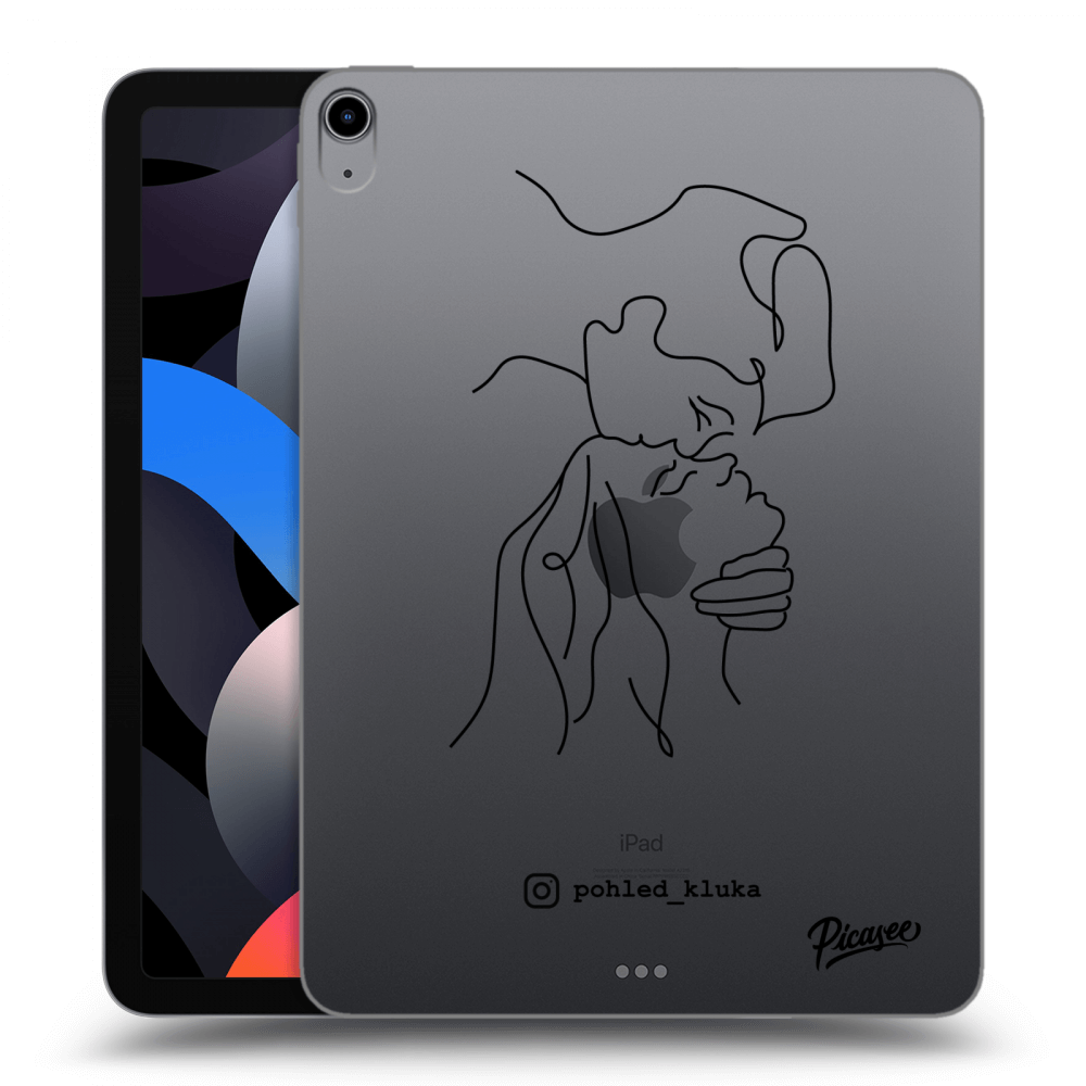 Picasee silikonový průhledný obal pro Apple iPad Air 4 10.9" 2020 - Forehead kiss