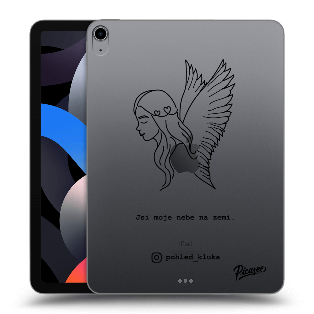 Picasee silikonový průhledný obal pro Apple iPad Air 4 10.9" 2020 - Heaven