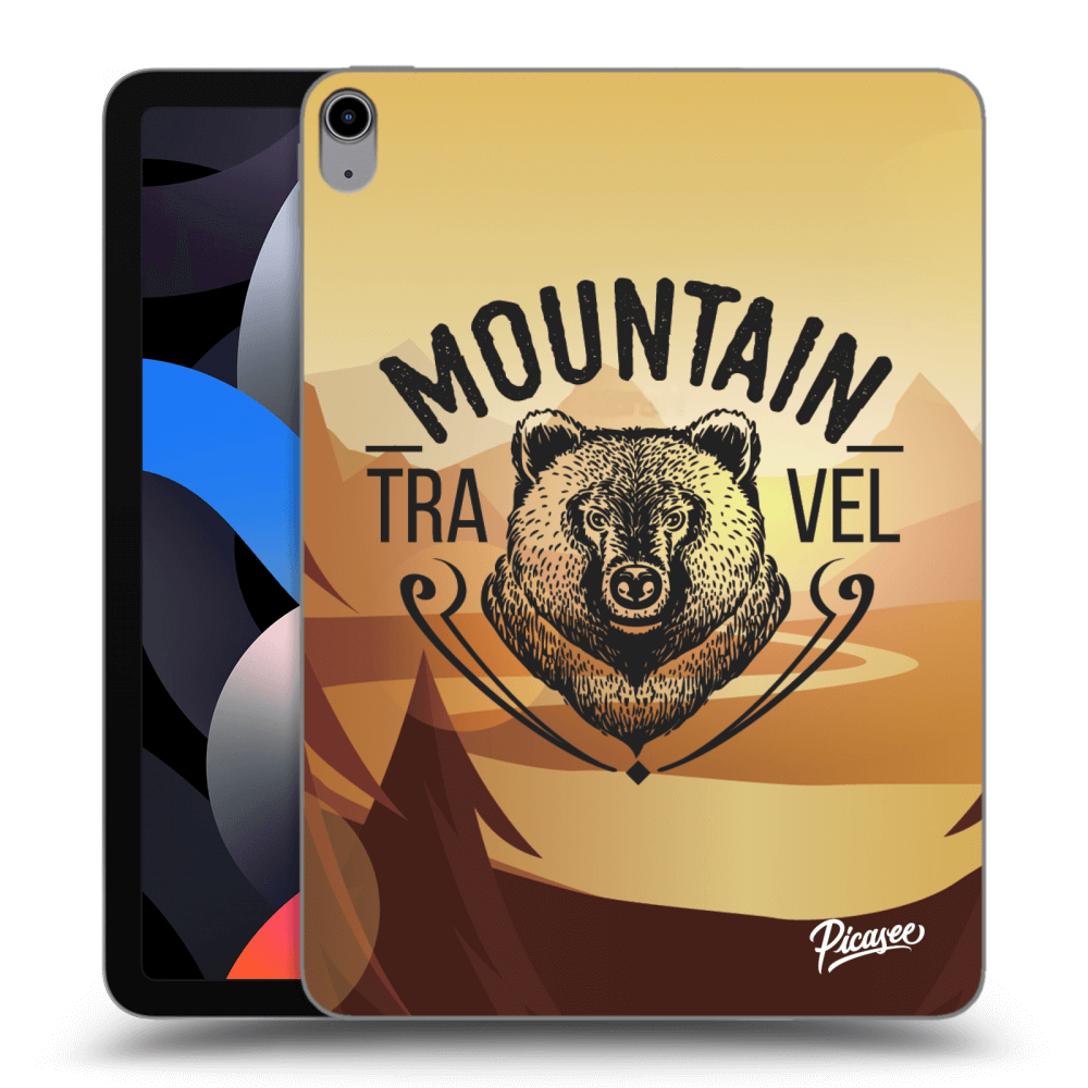 Picasee silikonový průhledný obal pro Apple iPad Air 4 10.9" 2020 - Mountain bear
