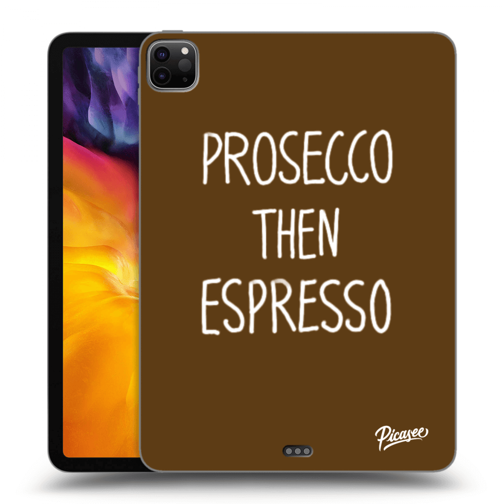 Picasee silikonový průhledný obal pro Apple iPad Pro 11" 2020 (2.gen) - Prosecco then espresso