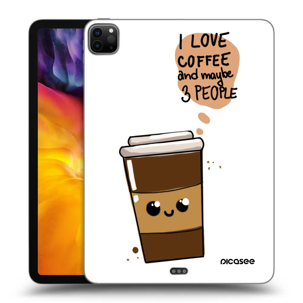 Picasee silikonový černý obal pro Apple iPad Pro 11" 2020 (2.gen) - Cute coffee