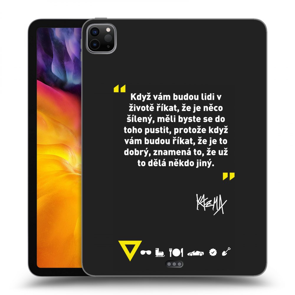 Picasee silikonový černý obal pro Apple iPad Pro 11" 2020 (2.gen) - Kazma - MĚLI BYSTE SE DO TOHO PUSTIT
