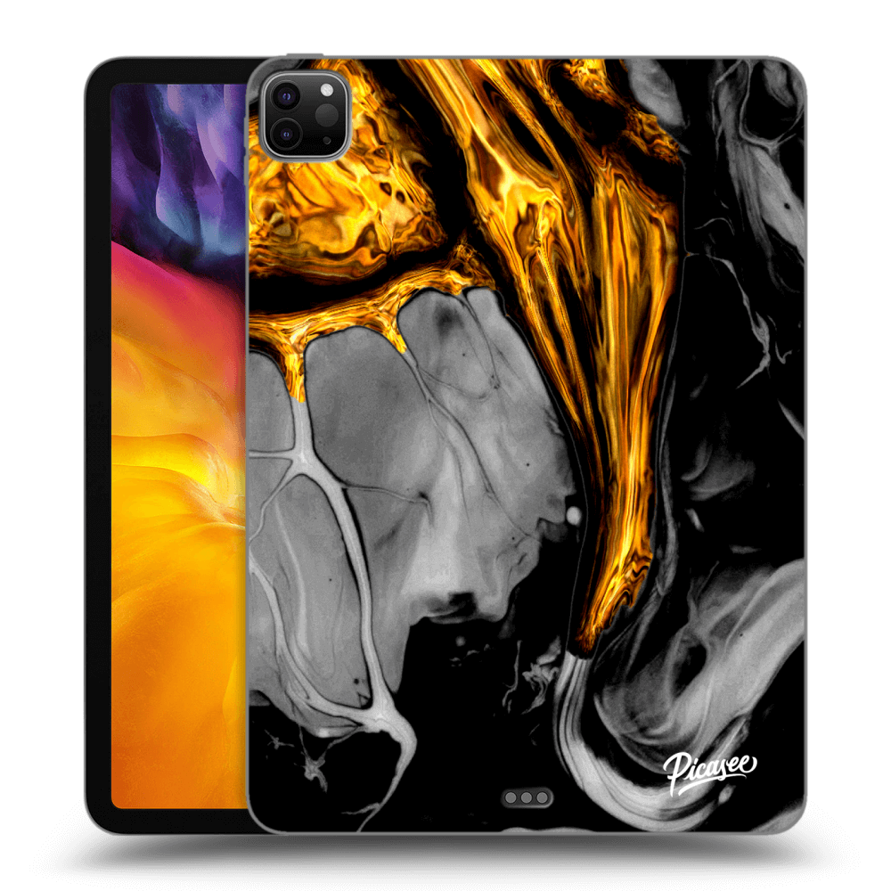 Picasee silikonový černý obal pro Apple iPad Pro 11" 2020 (2.gen) - Black Gold