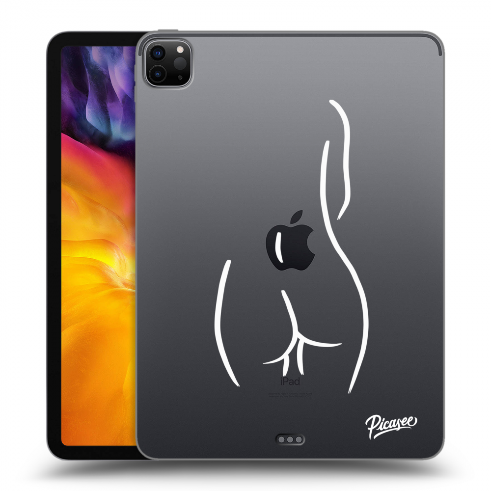 Picasee silikonový průhledný obal pro Apple iPad Pro 11" 2020 (2.gen) - Svlečená Bílá