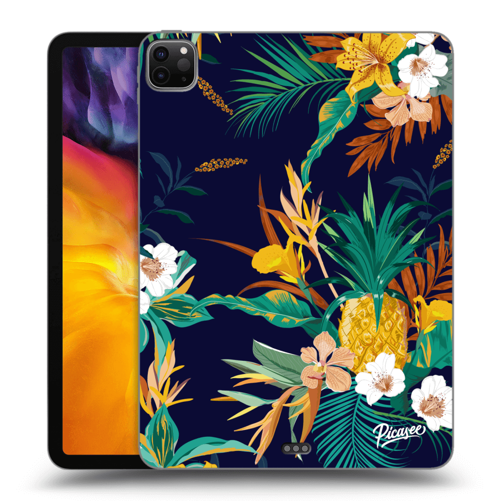 Picasee silikonový černý obal pro Apple iPad Pro 11" 2020 (2.gen) - Pineapple Color