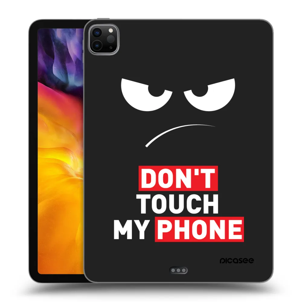 Picasee silikonový černý obal pro Apple iPad Pro 11" 2020 (2.gen) - Angry Eyes - Transparent
