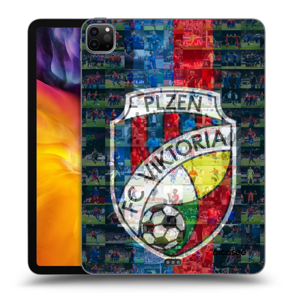 Picasee silikonový černý obal pro Apple iPad Pro 11" 2020 (2.gen) - FC Viktoria Plzeň A
