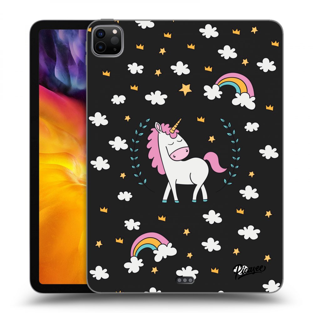 Picasee silikonový černý obal pro Apple iPad Pro 11" 2020 (2.gen) - Unicorn star heaven