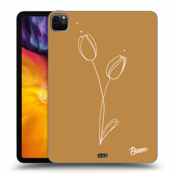 Picasee silikonový černý obal pro Apple iPad Pro 11" 2020 (2.gen) - Tulips