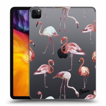 Picasee silikonový průhledný obal pro Apple iPad Pro 11" 2020 (2.gen) - Flamingos
