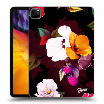 Picasee silikonový černý obal pro Apple iPad Pro 11" 2020 (2.gen) - Flowers and Berries