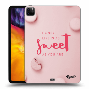 Picasee silikonový průhledný obal pro Apple iPad Pro 11" 2020 (2.gen) - Life is as sweet as you are