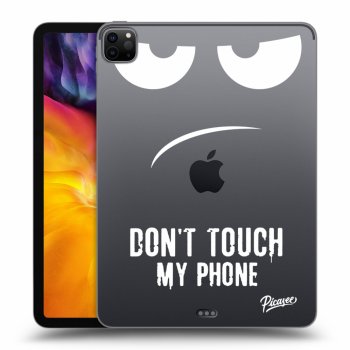 Picasee silikonový průhledný obal pro Apple iPad Pro 11" 2020 (2.gen) - Don't Touch My Phone
